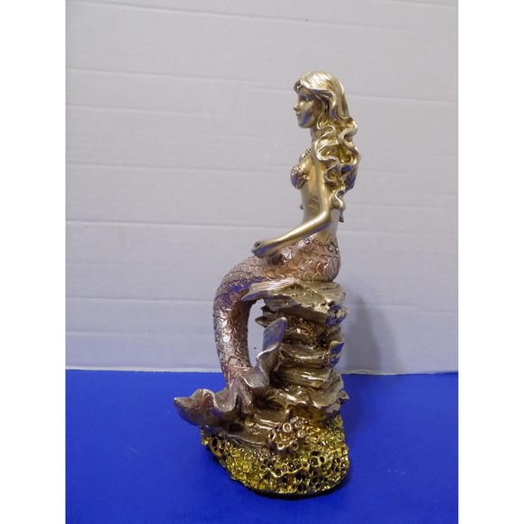 NEW Mermaid Figurine Statue Coastal Nautical Home Decor - Picture 5 of 6